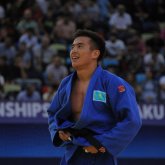 Дзюдошы Серікжанов Бакуде өтіп жатқан әлем чемпионатында күміс алды