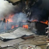 Алматыда жиһаз цехы өртке оранды (ВИДЕО)