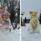 «Ұсқынсыздар циркі»: Риддер тұрғындары адам көргісіз мүсіндерді келеке қылуда