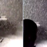 Жамбыл облысында қалың қар жауды (ВИДЕО)