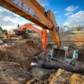 В Нур-Султане ведется строительство трех крупных ливневых канализаций (ФОТО)