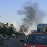 Елордада көпқабатты үйдің шатыры өртеніп жатыр