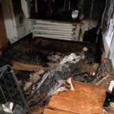 Шахтинскте үйінің ішінде темекі шеккен ер адам жанып кетті