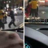 Алматыдағы көшенің ортасында жаппай төбелес болды (ВИДЕО)