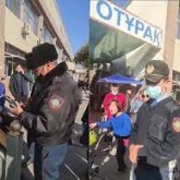 Шымкентте әжейге дөрекілік танытқан полицейлерге қызметтік тексеру тағайындалды