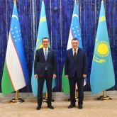 Мәулен Әшімбаев Өзбекстан Республикасы Олий Мәжілісі Заң шығару палатасының Төрағасы Нурдинжон Исмоиловпен кездесті