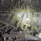 Петропавлдағы Мәдениет үйінің төбесі опырылып түсті