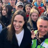 Анджелина Джоли Украинаға келді