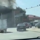 Алматыда ірі супермаркет өртке оранды (ВИДЕО)