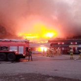 Щучинскіде базар өртеніп, бір адам көз жұмды