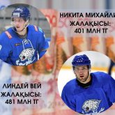«Никита Михайлис - 401, Линдей Вей 481 миллион теңге»: «Барыс» хоккей клубы ойыншыларының жалақылары жұрттың наразылығын тудырып жатыр