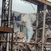 Ақтауда «ҚазАзот» кәсіпорнында цех шатыры опырылып түсті