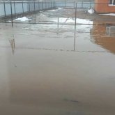 Қостанайдағы өрттен кейін пайдалануға берілген жаңа үйлерді су басып жатыр