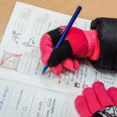 Петропавлда оқушылар сырт киіммен сабақ оқуға мәжбүр