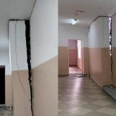 Ақтөбеде мектеп қабырғасы сөгіліп кетті