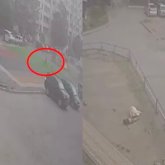 Бас сүйегі сынған: жел ұшырып кеткен бүлдіршіннің жағдайы ауыр