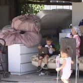 Алматыда жаңбырдан кейін бірнеше отбасы баспанасыз қалды