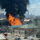 Астанада жеке тұрғын үйден өрт шықты (ВИДЕО)