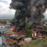 Алматыда «барахолка» маңында өрт болды