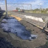 Екібастұз қаласында күкірт қышқылы төгіліп жатыр