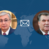 Мемлекет басшысы Тәжікстан Президентін Тәуелсіздік күні мерекесімен құттықтады