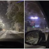 Медеуде қар жауды (ВИДЕО)