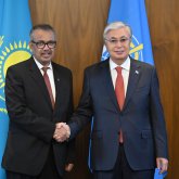 Тоқаев Дүниежүзілік денсаулық сақтау ұйымының басшыларымен кездесті