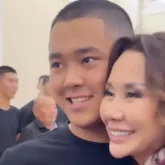 «Әскер - парыз». Динара Сәтжан ұлының ант беру рәсіміне қатысты (ВИДЕО)