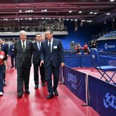 Президент Астанадағы үстел теннисі орталығына барды