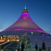 «Хан Шатыр» сауда ойын-сауық орталығынан өрт шықты (ВИДЕО)