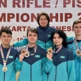 Еліміз оқ атудан Азия чемпионатында үш медаль жеңіп алды