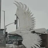 Астанада «Рухани жаңғыру» символы құлап қалды