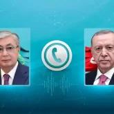 Тоқаев Ердоғанды 70 жасқа толған мерейтойымен құттықтады