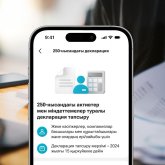 250-ші нысан бойынша активтер мен міндеттемелер туралы декларацияны Kaspi.kz суперқосымшасында тапсыруға болады