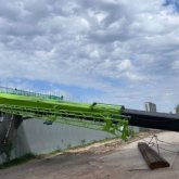 Астанадағы LRT құрылыс алаңында кран құлады