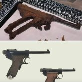 Жаңаарқа тұрғыны ауласынан 100 жыл көмулі жатқан жапондық тапанша тауып алды (ВИДЕО)