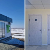 Абай облысында жазық далаға құны 30 миллион теңге тұратын дәретхана салынды