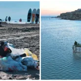 «Үйілген қоқыстың маңында жайбарақат тамақтанады»:  Ақтаулық блогер Каспий маңындағы демалушыларға кейіді