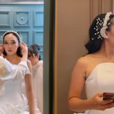 Қалыңдық көйлегіндегі Айжұлдыз Адайбекова елді таңқалдырды (ВИДЕО)