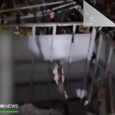 Астанада көпқабатты үйдің балконы опырылып түсті (ВИДЕО)