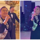 «Апа деуге ауыз бармайды»: Тойда рэпті нақышына келтіріп орындаған зейнеткер жұртты таңқалдырды (ВИДЕО)