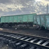 Қарағанды облысында жүк вагондары рельстен шығып кетті