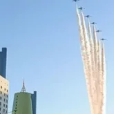 Астана аспанында жойғыш ұшақтар ұшып өтті (ВИДЕО)