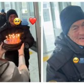 «Таяуда ұлы қайтыс болған»: Оқушылар күзетшіні туған күнімен құттықтап, көпшілікті тәнті етті (ВИДЕО)