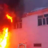 Шымкентте аттракциондар саябағынан өрт шықты (ВИДЕО)