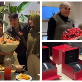 Төреғали Төреәлінің күйеу баласы қос анасына бағалы сыйлық тарту етті (ВИДЕО)
