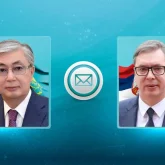 Мемлекет басшысы Сербия Президентін құттықтады