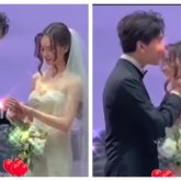 Желіде Димаш Құдайбергеннің ақ көйлек киген қызға сақина таққан видеосы тарады