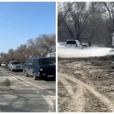 «Министрлер өткенше күттік»: Жетісу облысында әкімдік шенеуніктің әкесін жерлеу үшін жолды жауып тастаған (ВИДЕО)