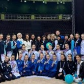 Қазақстандық көркем гимнастшылар халықаралық турнирде 9 алтын жеңіп алды